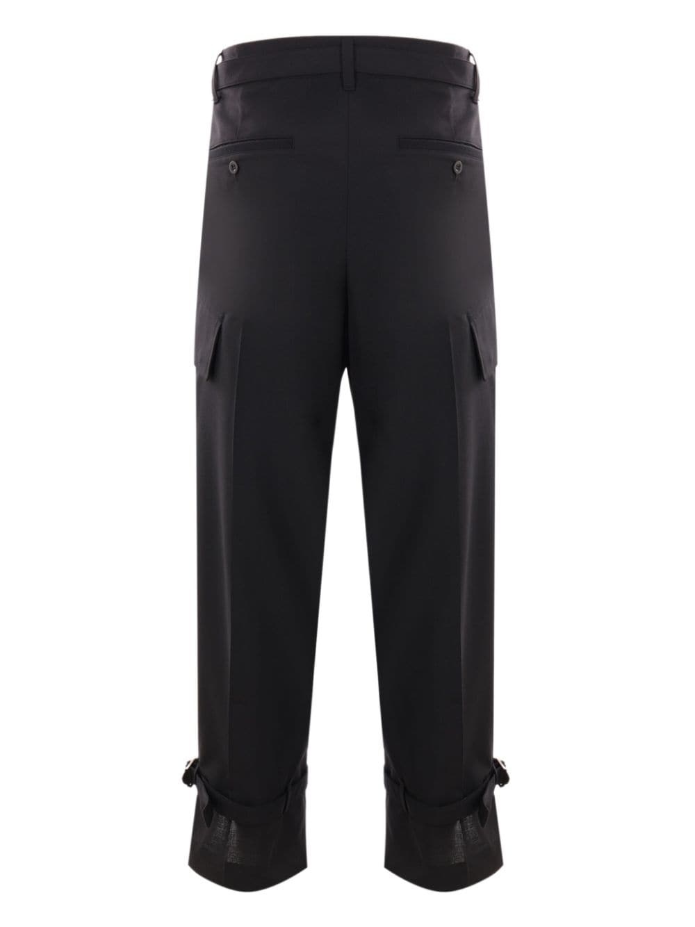 straight-leg cargo trousers - 2