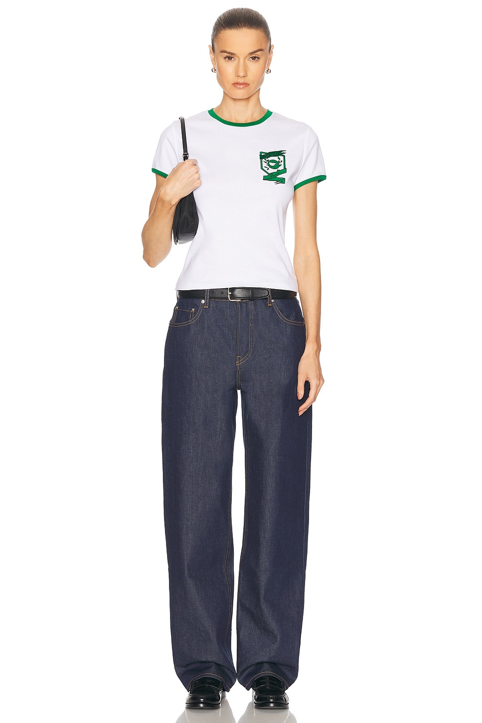 Embroidered University Tee - 4