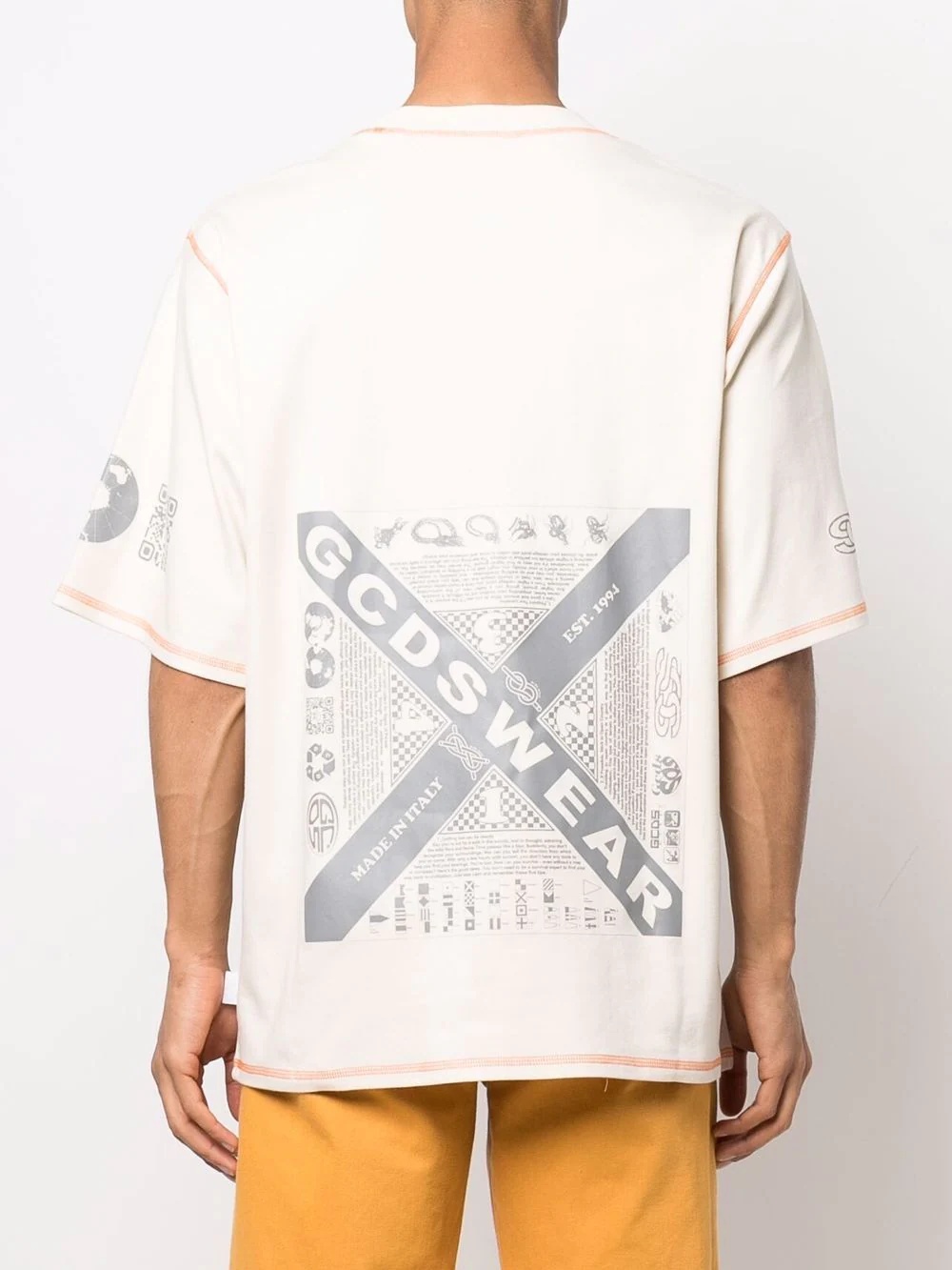 geographic logo-print T-shirt - 4