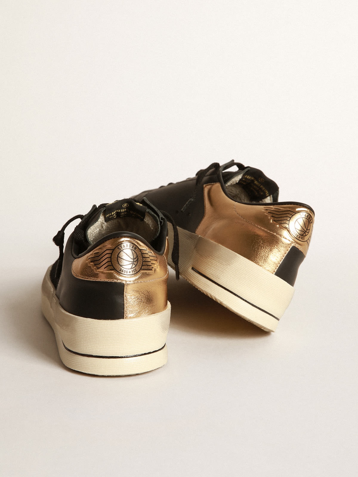 Stardan sneakers in leather with mesh inserts - 4