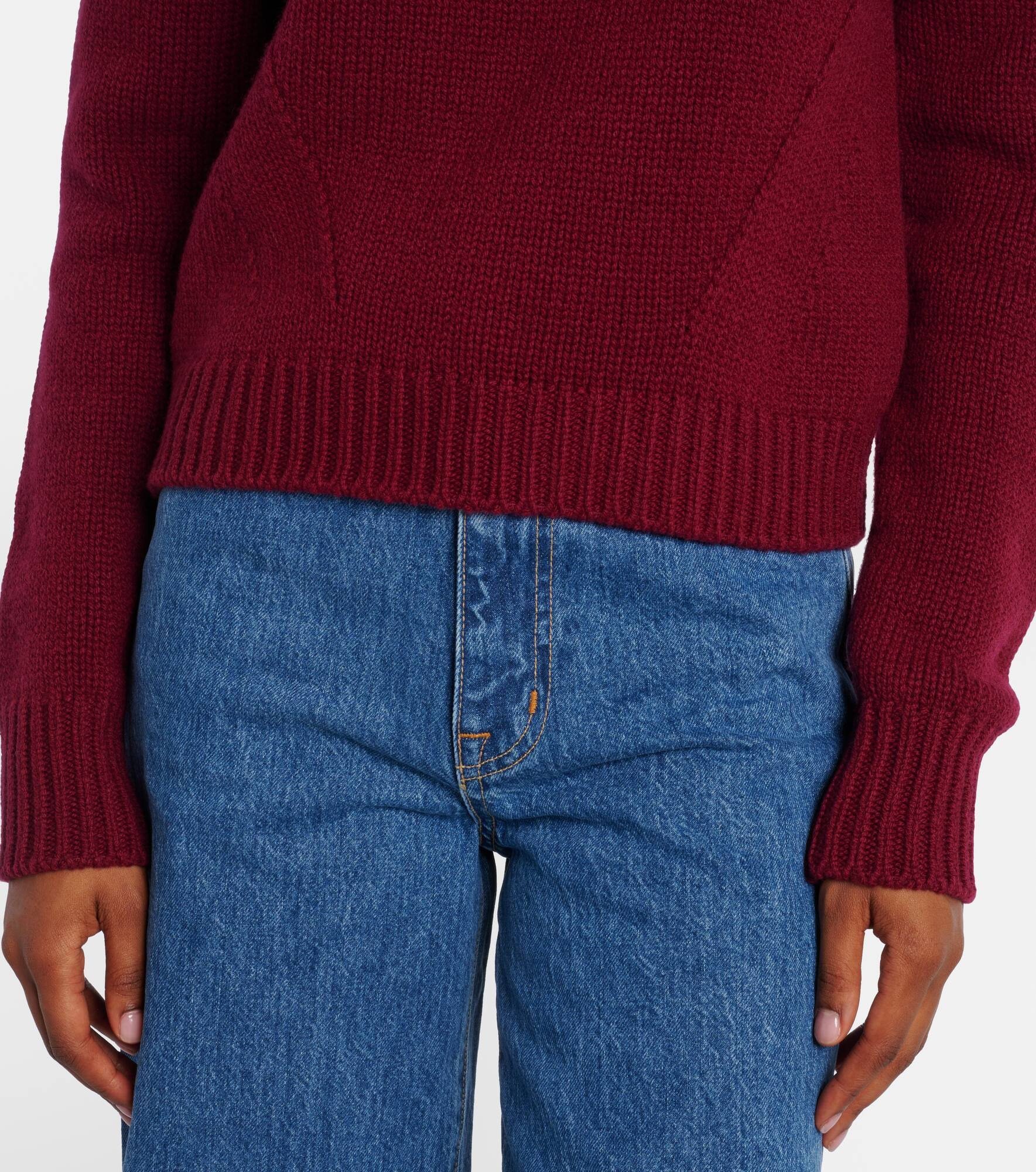Wool and cashmere sweater - 5