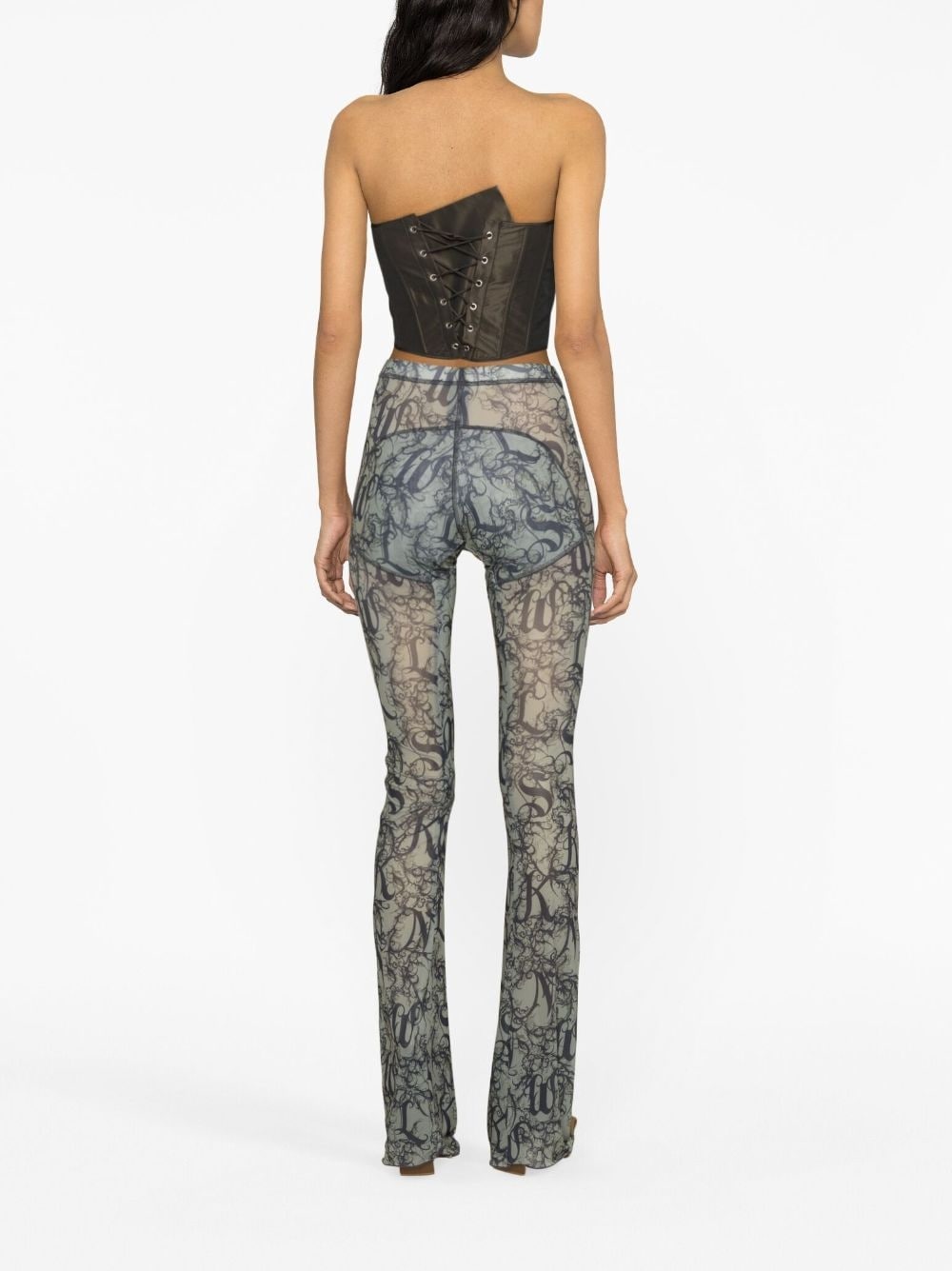 Halcyon Gothic Lace-print leggings - 4