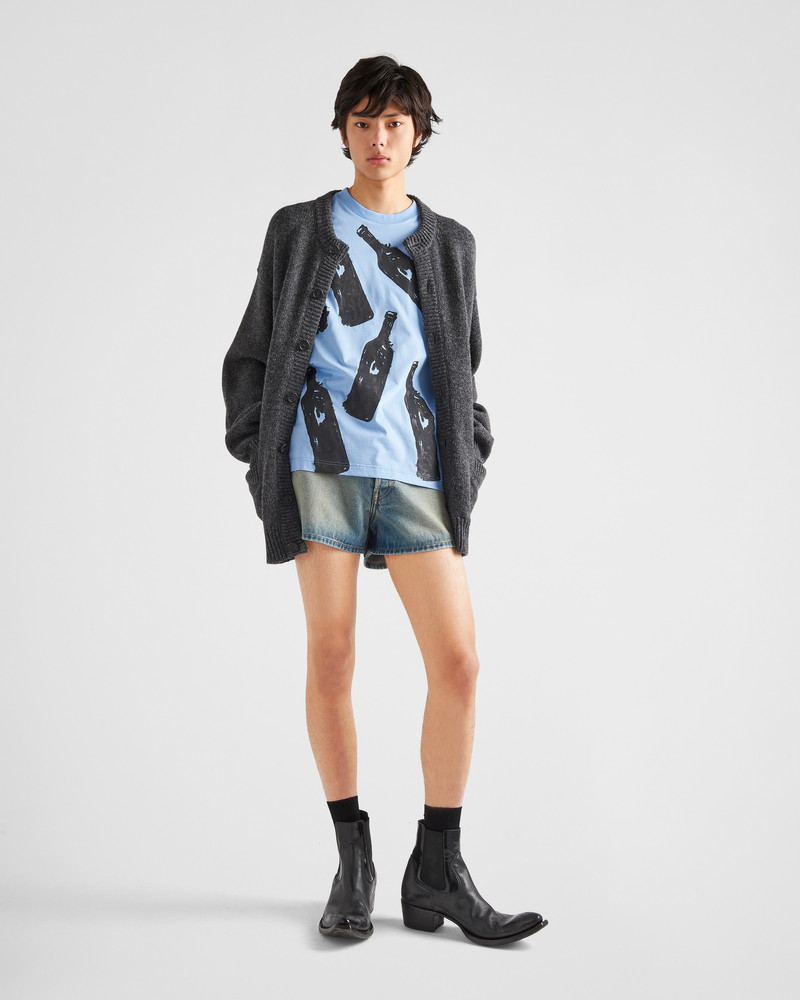 Prada Printed cotton top outlook