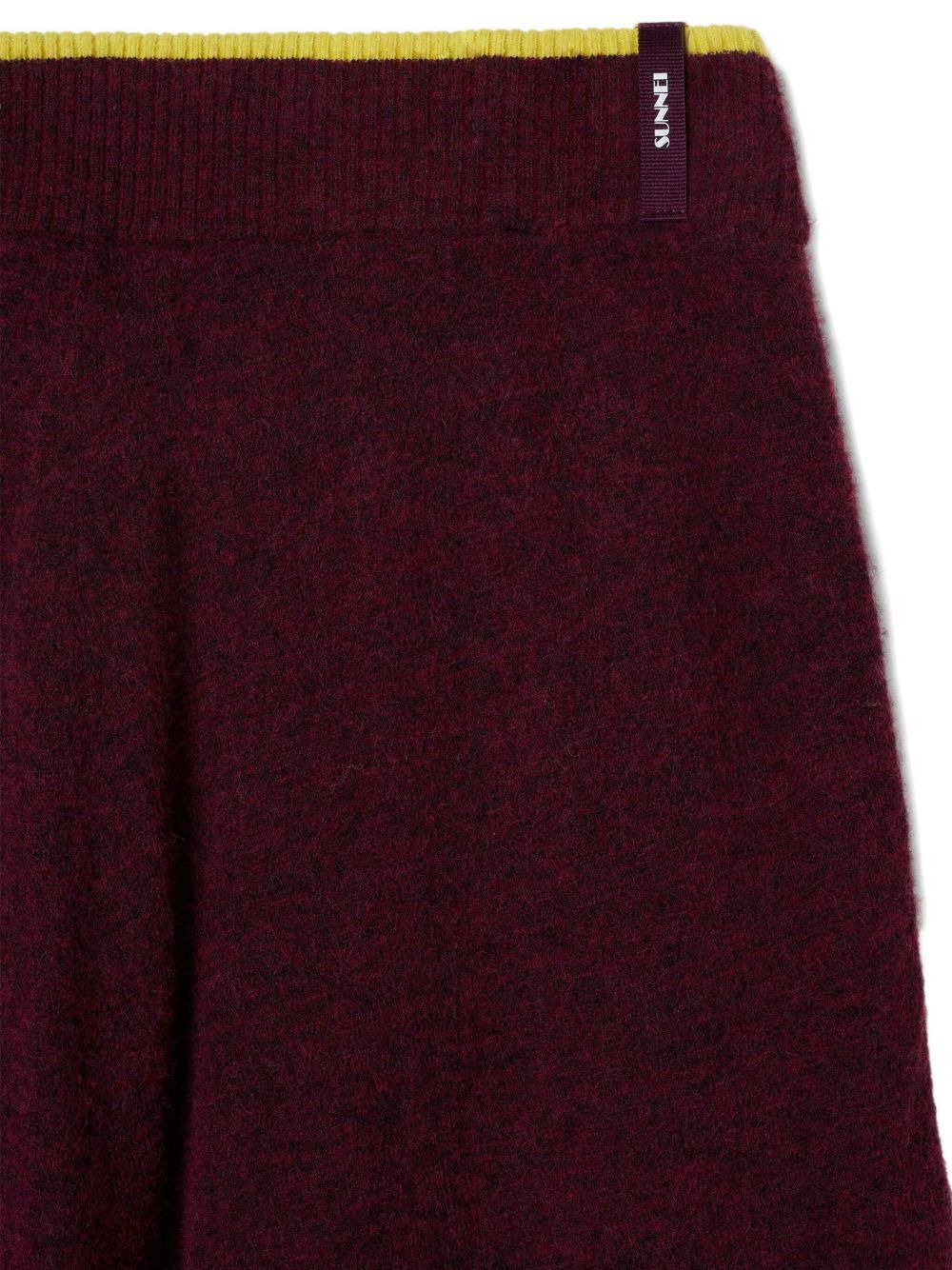 elastic-waistband knit trousers - 2