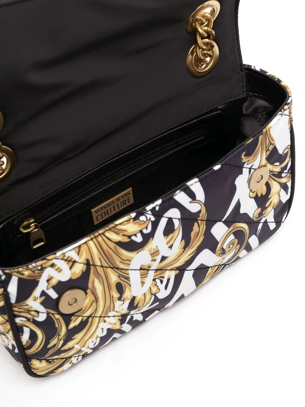 baroque-print crossbody bag - 6