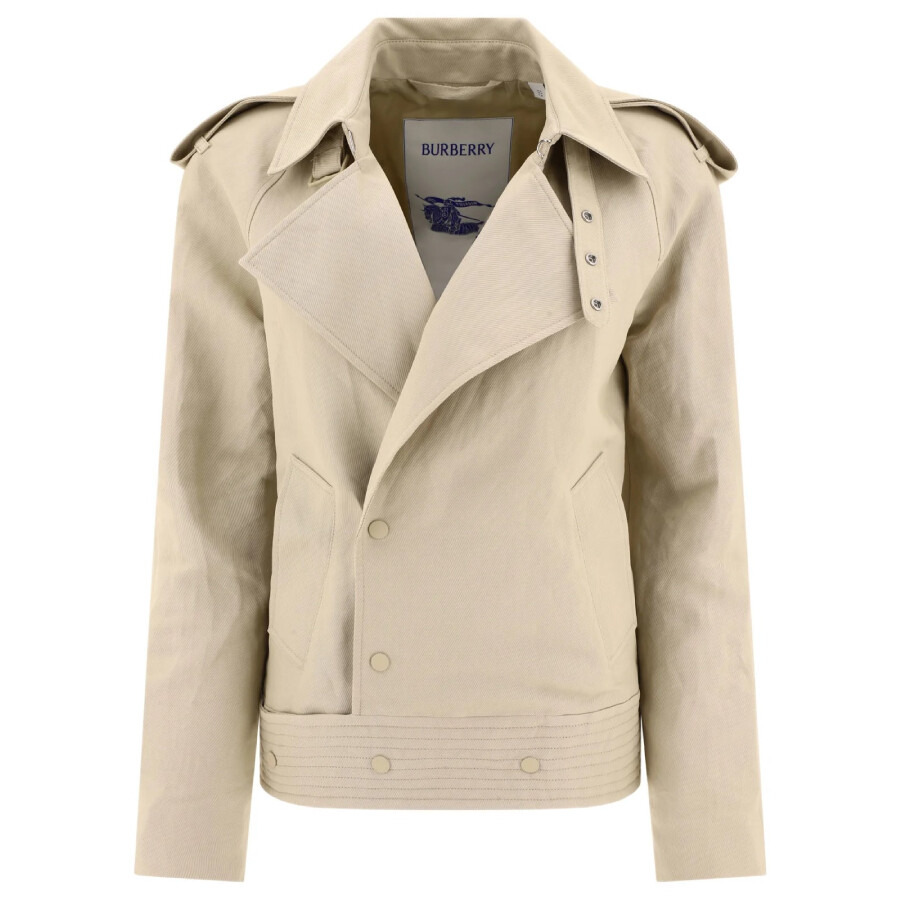 Burberry Double-Breasted Canvas Trench Jacket - 5