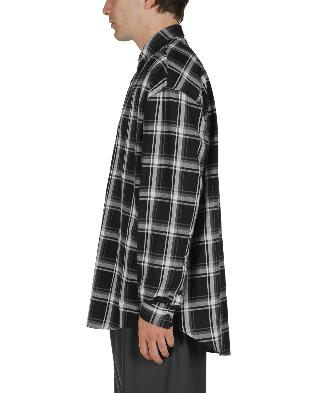 MONOGRAM PLAID L/S SHIRT - 4