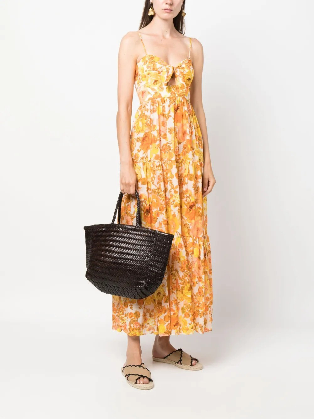 BAMBOO TRIPLE JUMP DESIGN BASKET BAG - 3