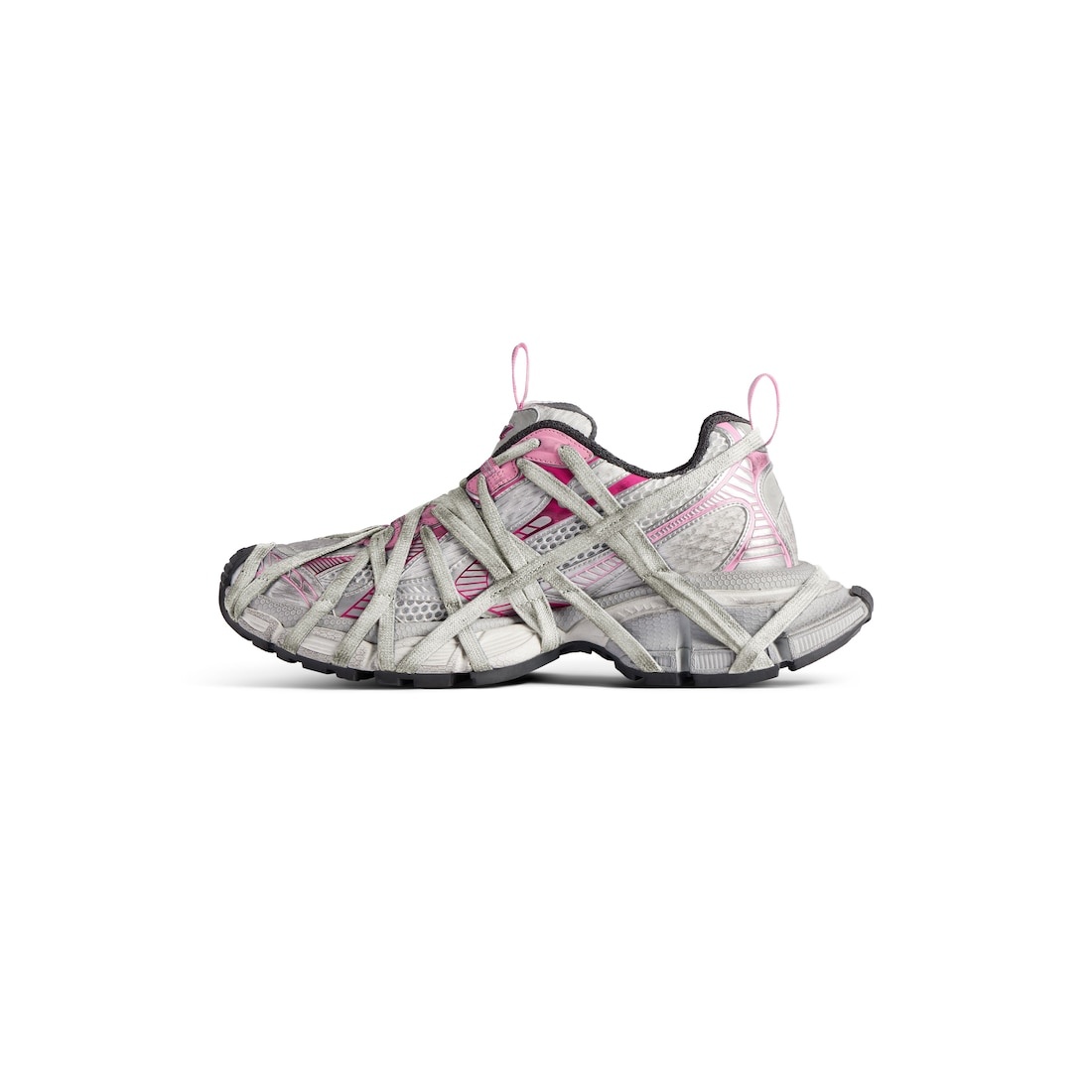 Women's 3xl Extreme Lace Sneaker in White/grey - 4
