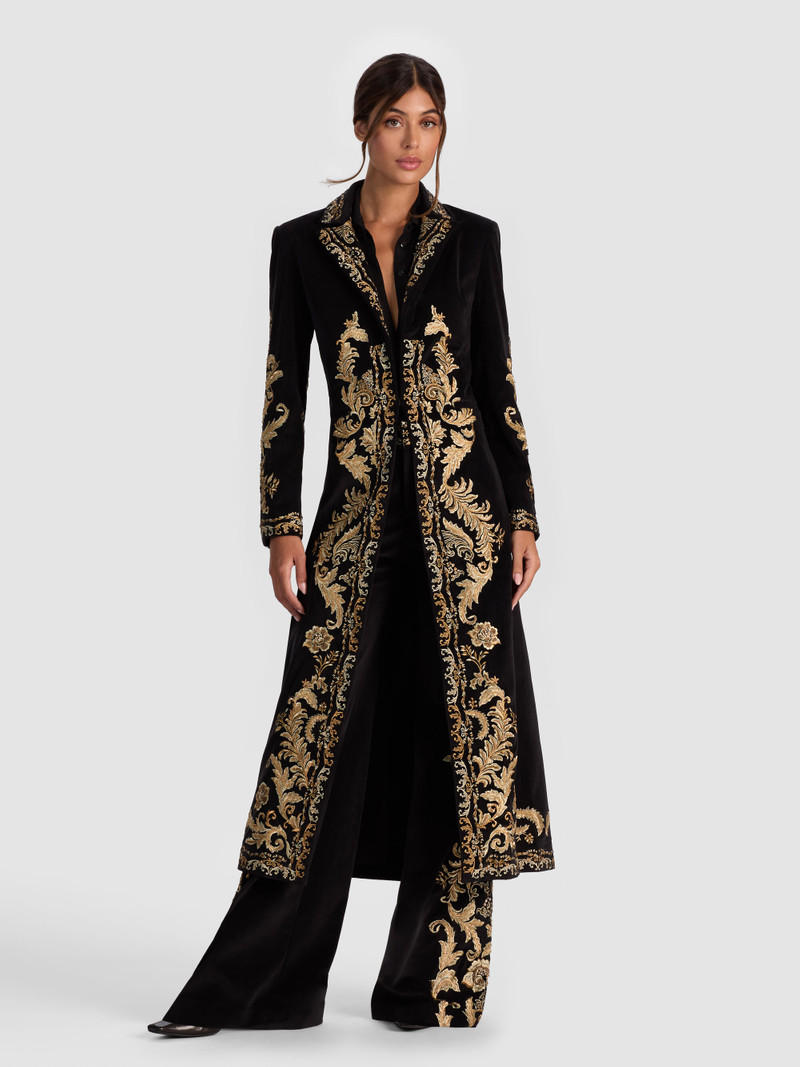 MACEY EMBROIDERED LONG BLAZER 2