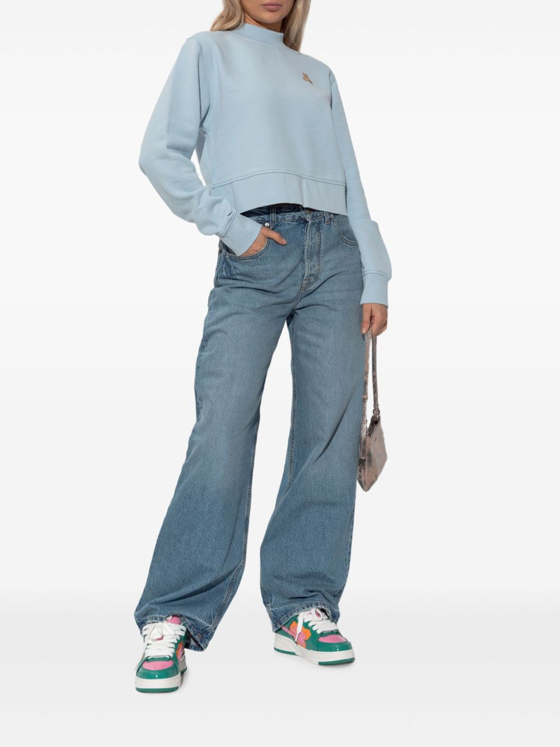 Palm Angels mock-neck long-sleeve sweatshirt outlook