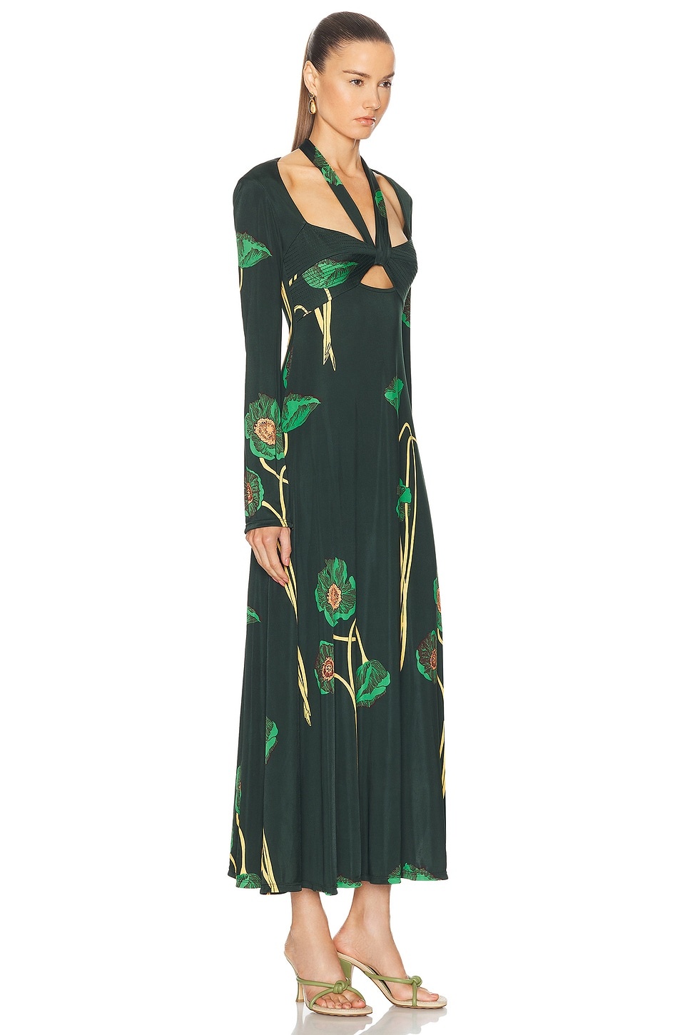Paisaje Lejano Ankle Dress - 2