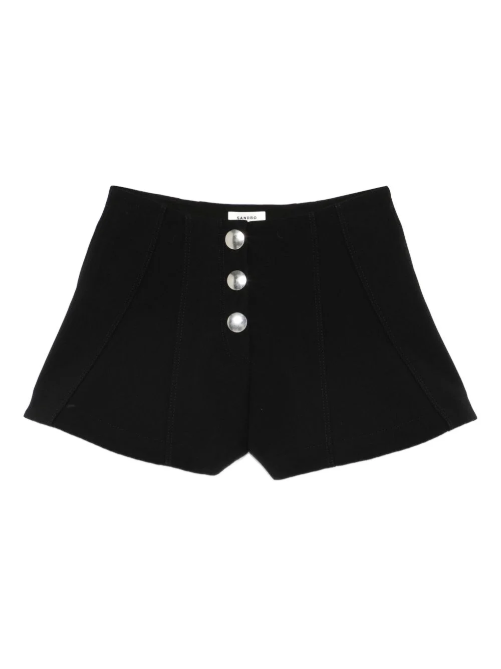 press-stud-fastening shorts - 1