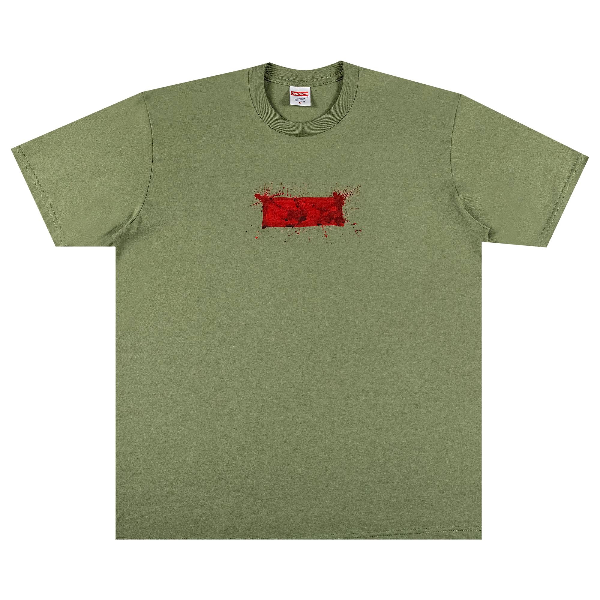 Supreme Ralph Steadman Box Logo Tee 'Light Olive' - 1