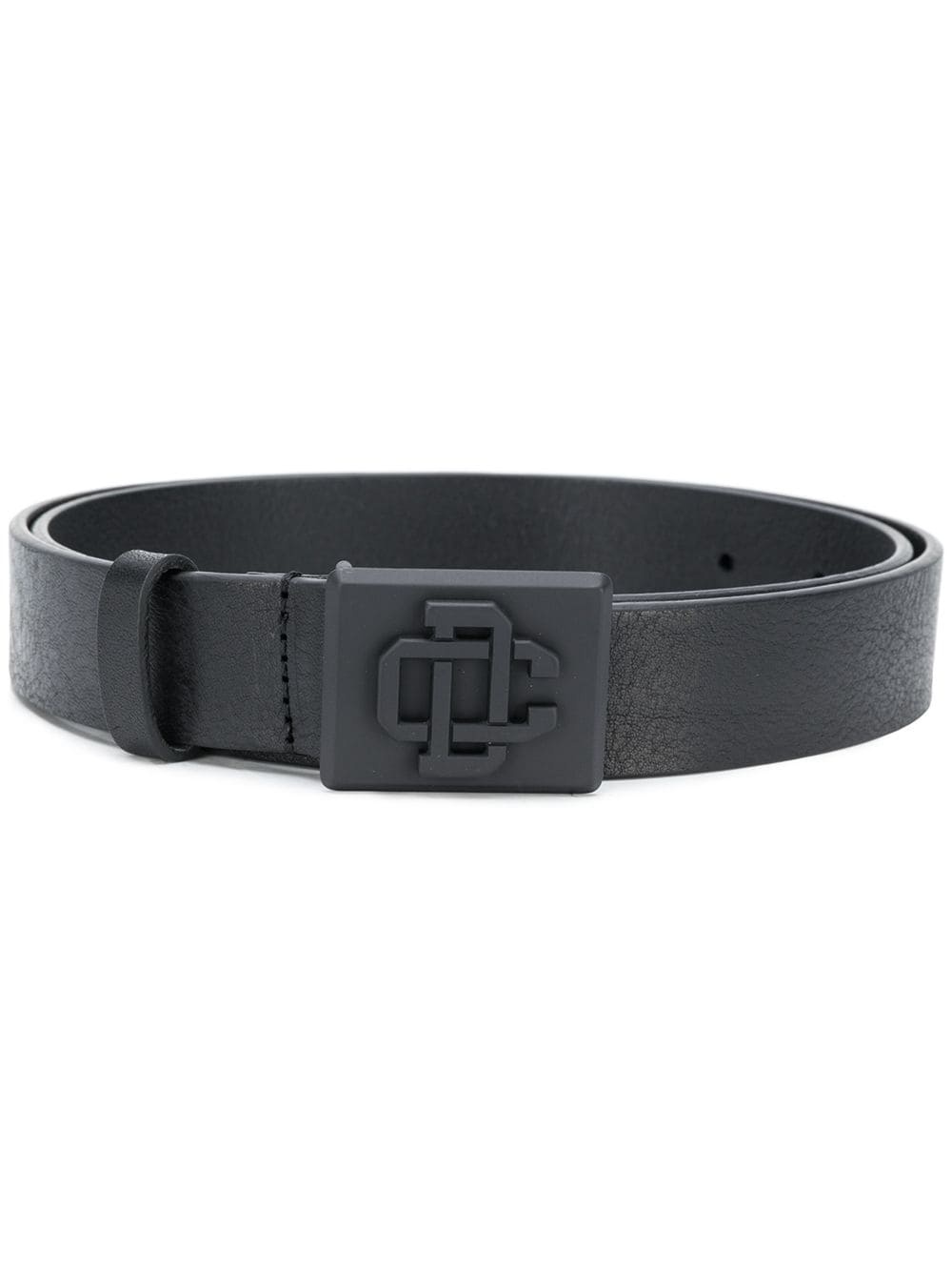 logo engraved buckle belt - 1