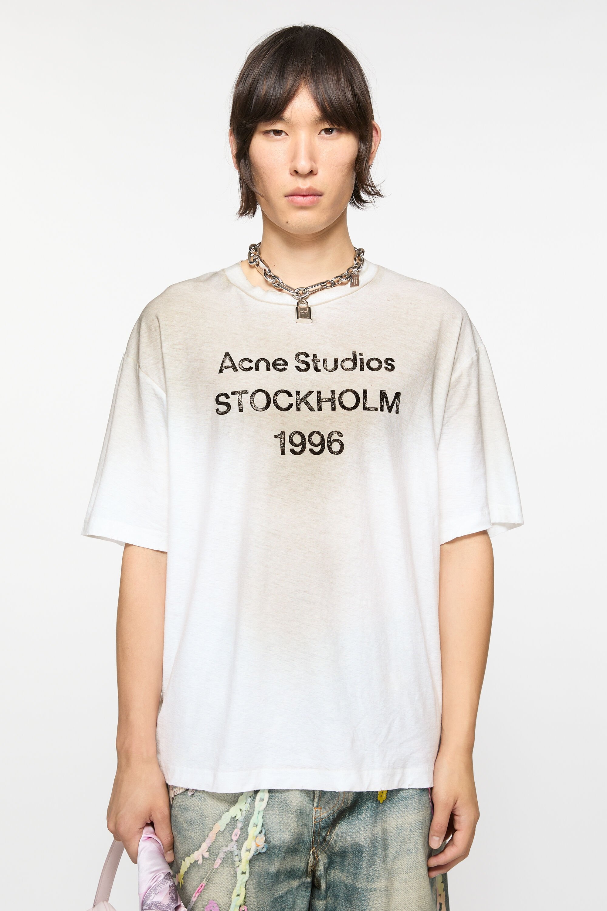 Acne studios Tシッツ Acne Studios - Logo t-shirt - Black
