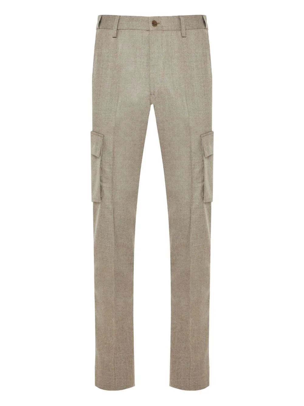cargo straight-leg trousers - 1