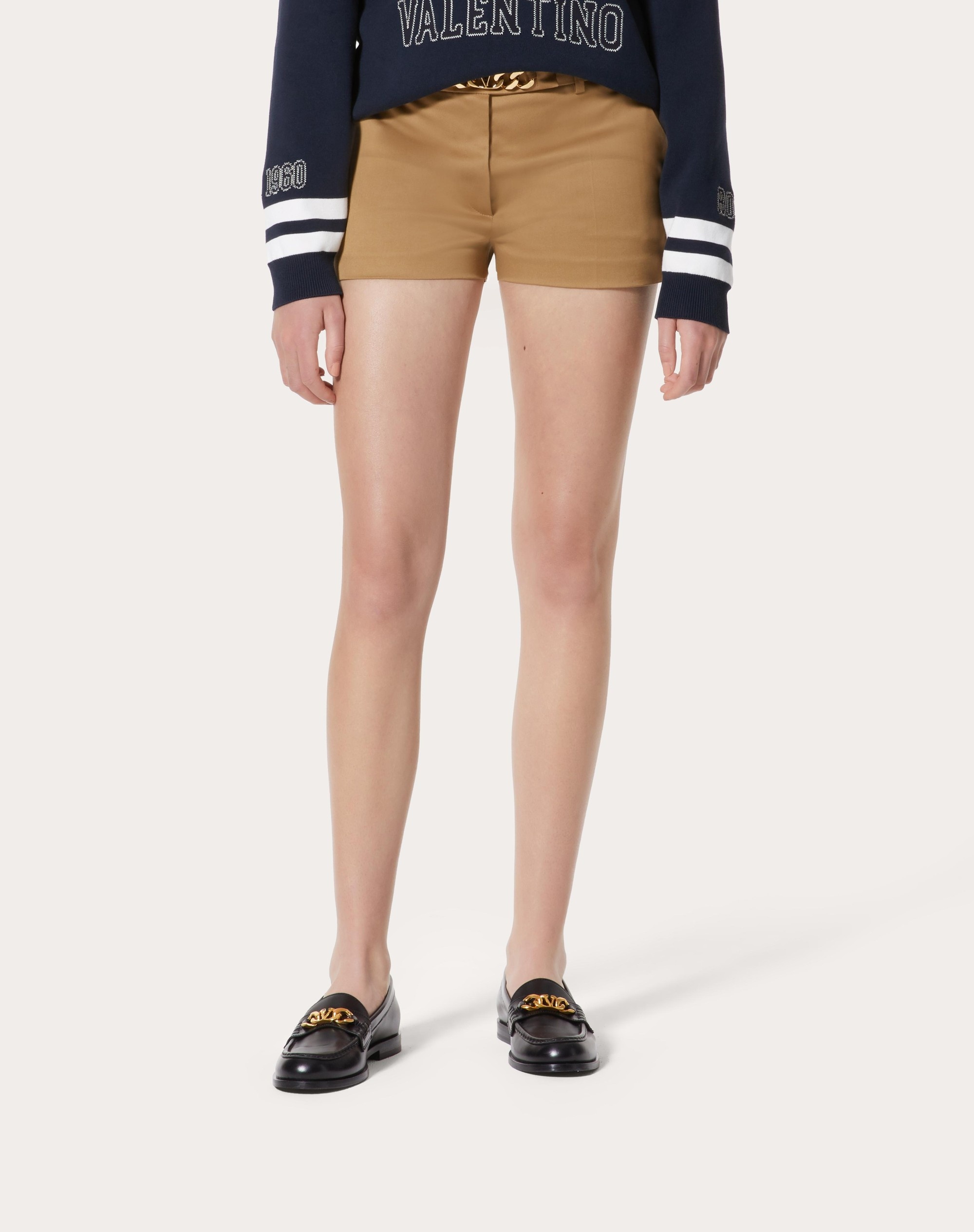 VLOGO CHAIN COMFORT GABARDINE SHORTS - 3