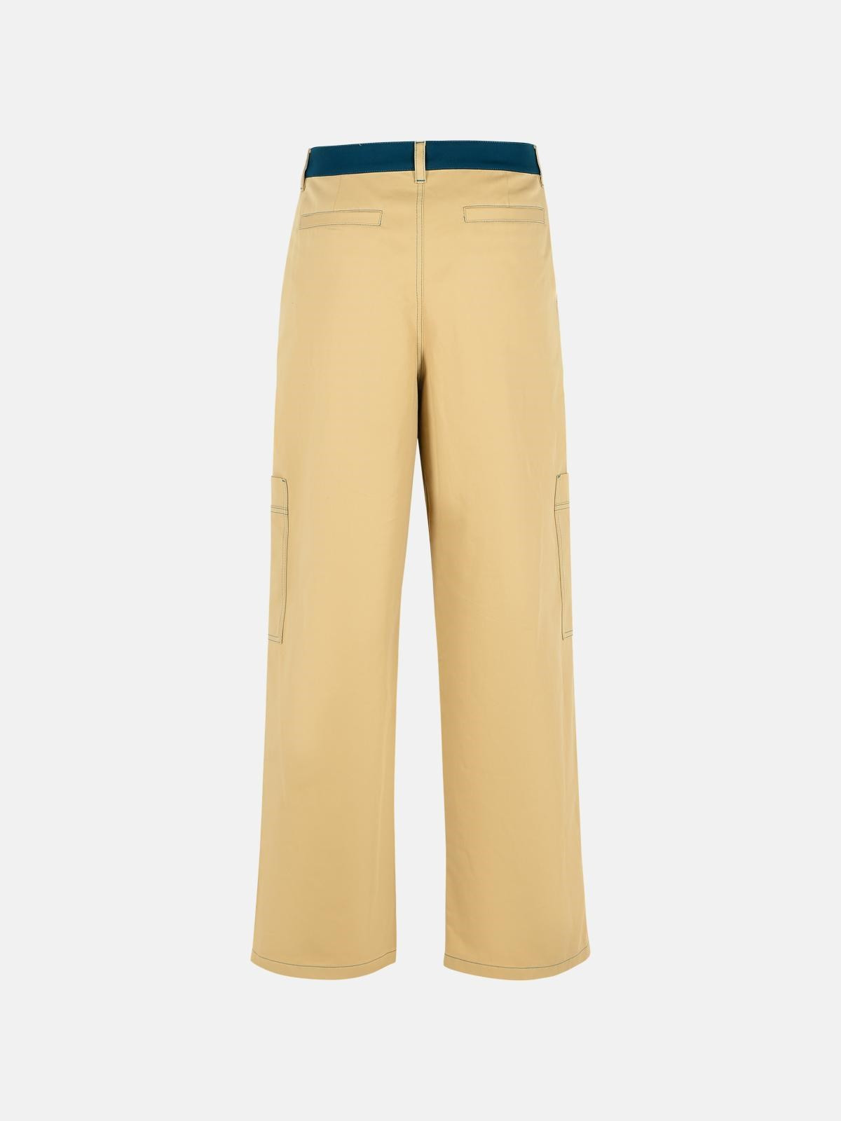 'CARGO' BEIGE COTTON PANTS - 3