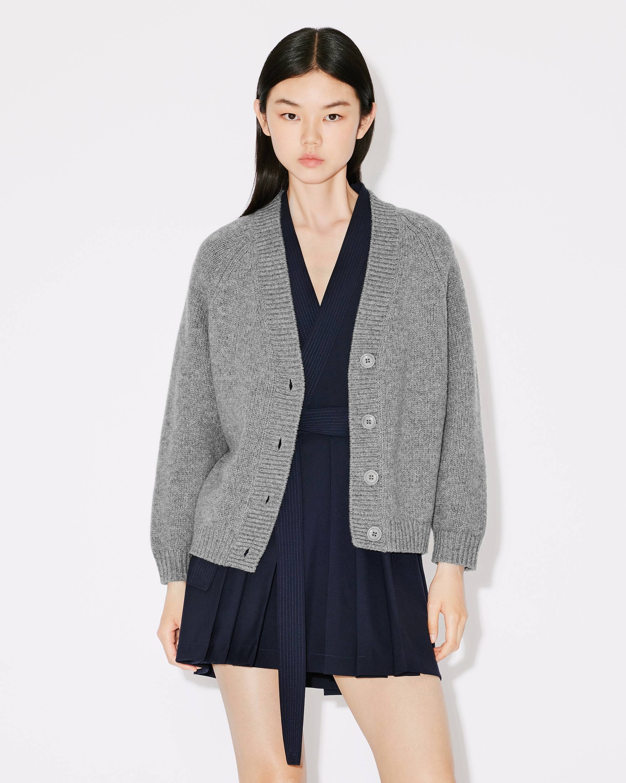 KENZO 'KENZO Target' wool cardigan | REVERSIBLE