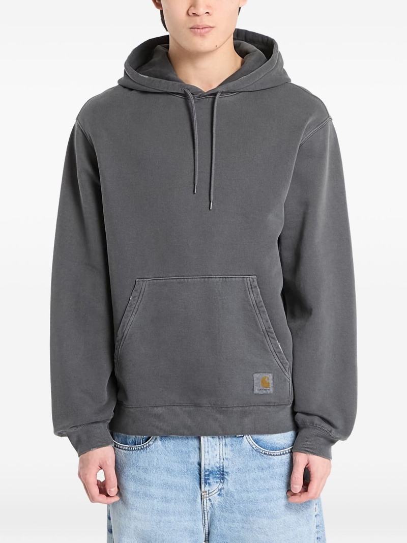 drawstring-hood pouch-pocket hoodie 1