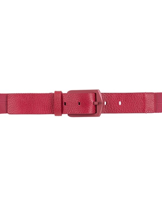 94362 TAPE + LEATHER BELT  CYCLAMEN - 3