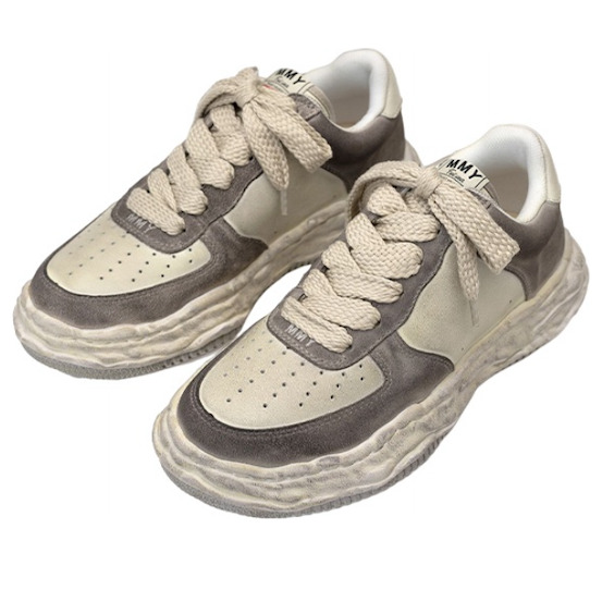 Maison MIHARA YASUHIRO Wayne OG Sole DR Leather Low 'Grey' A10FW710-GREY - 2