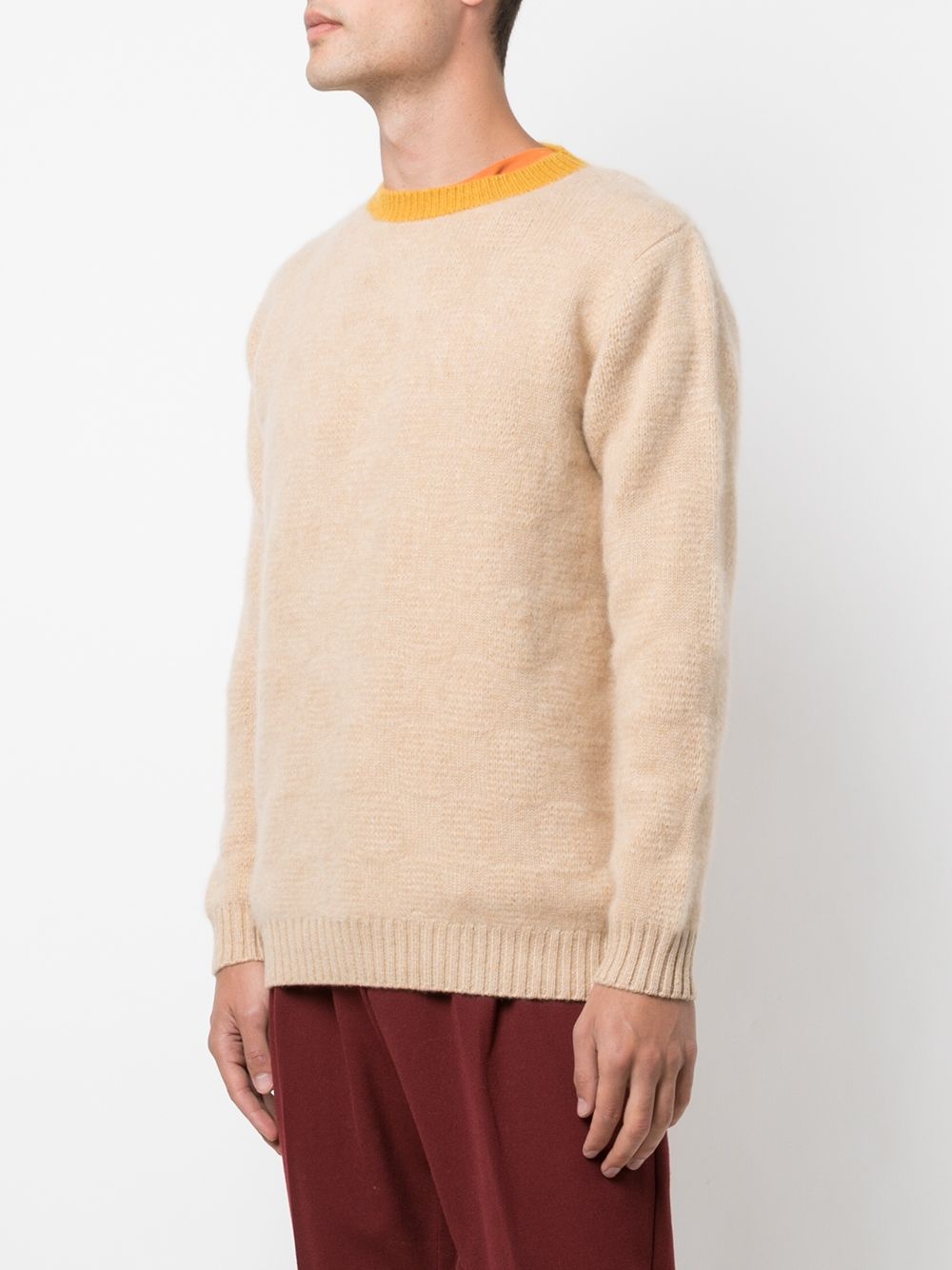 pile-stitch checked jumper - 4