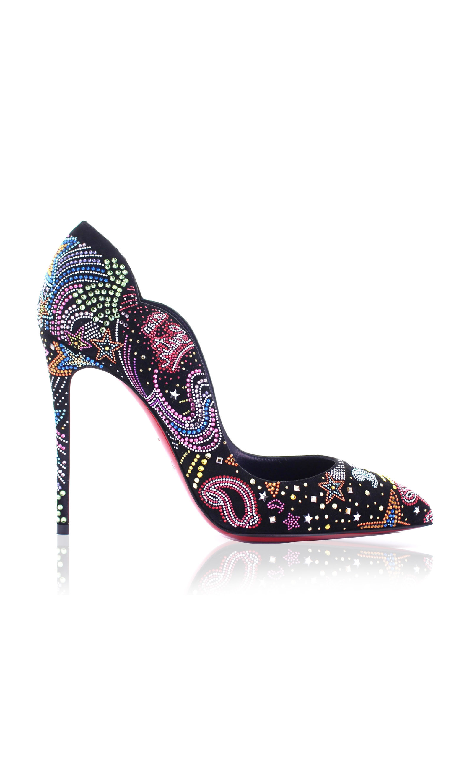 Hot Chick 100mm Starlight Patent Leather Pumps multi - 1