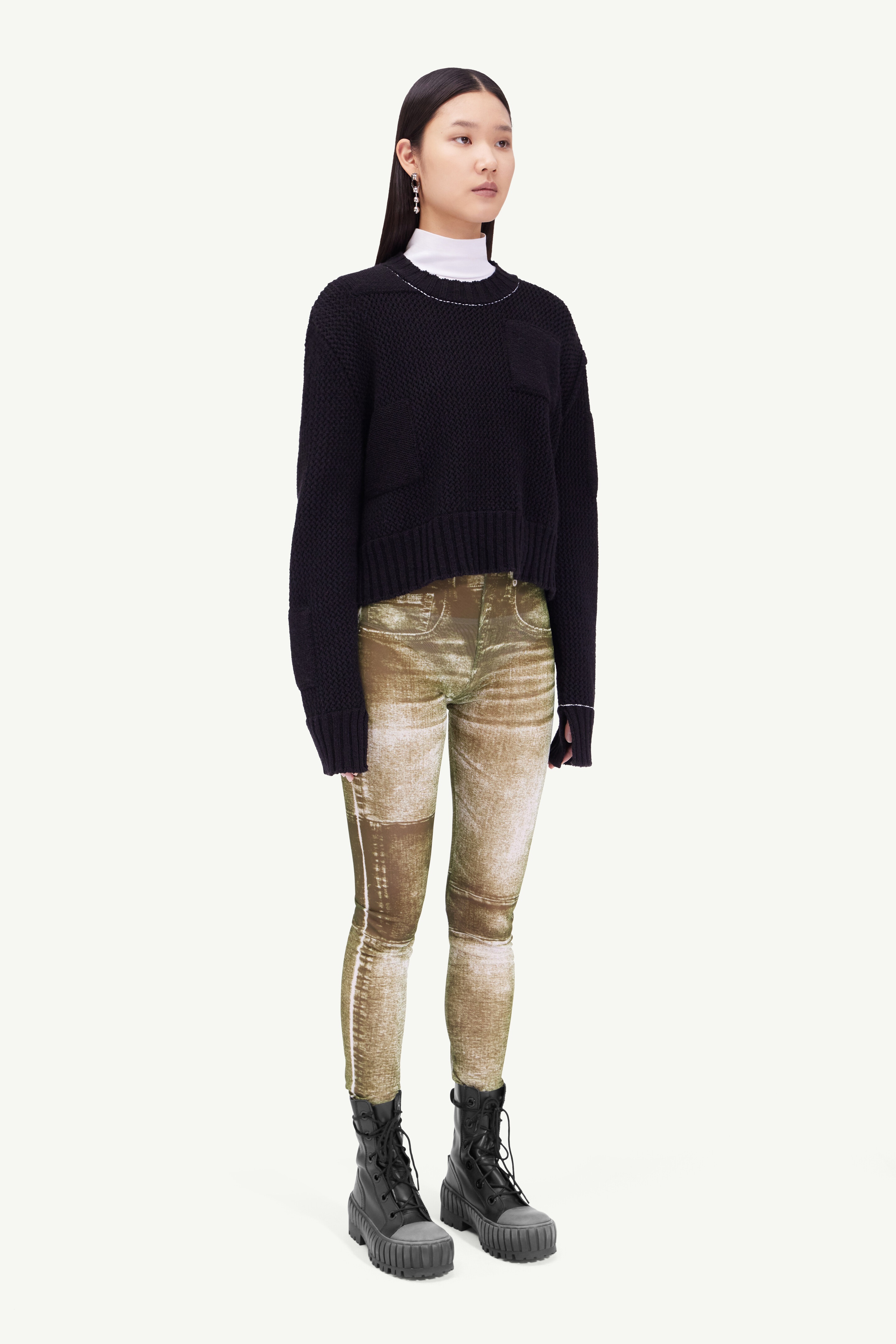 Trompe l'oeil leggings - 3