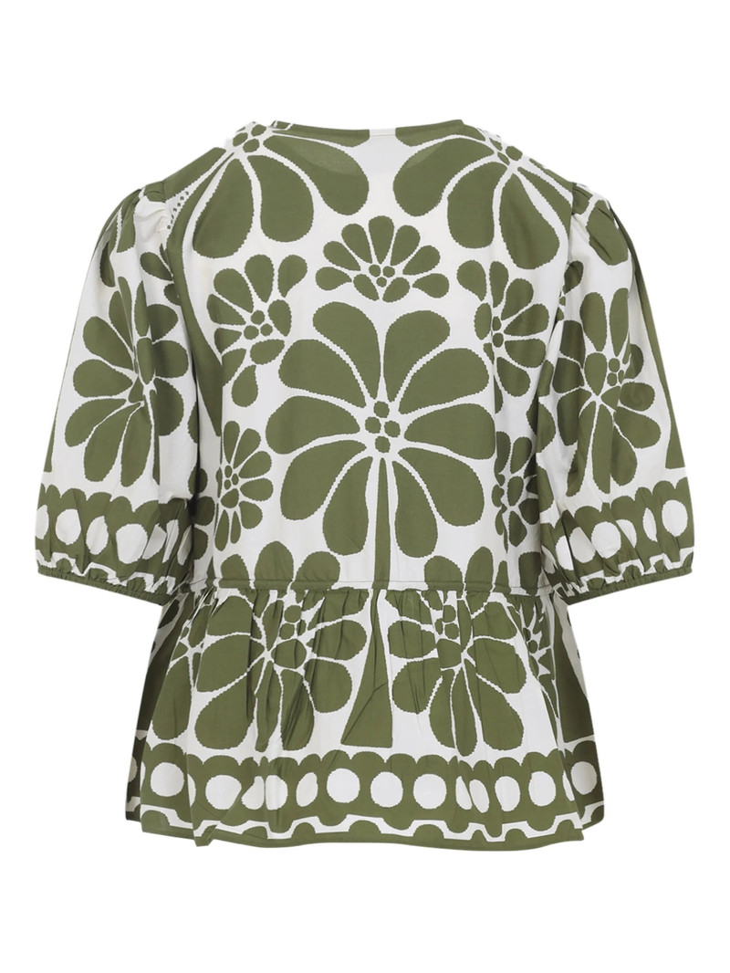 FARM RIO Farm Rio Floral Print Buttoned Top outlook