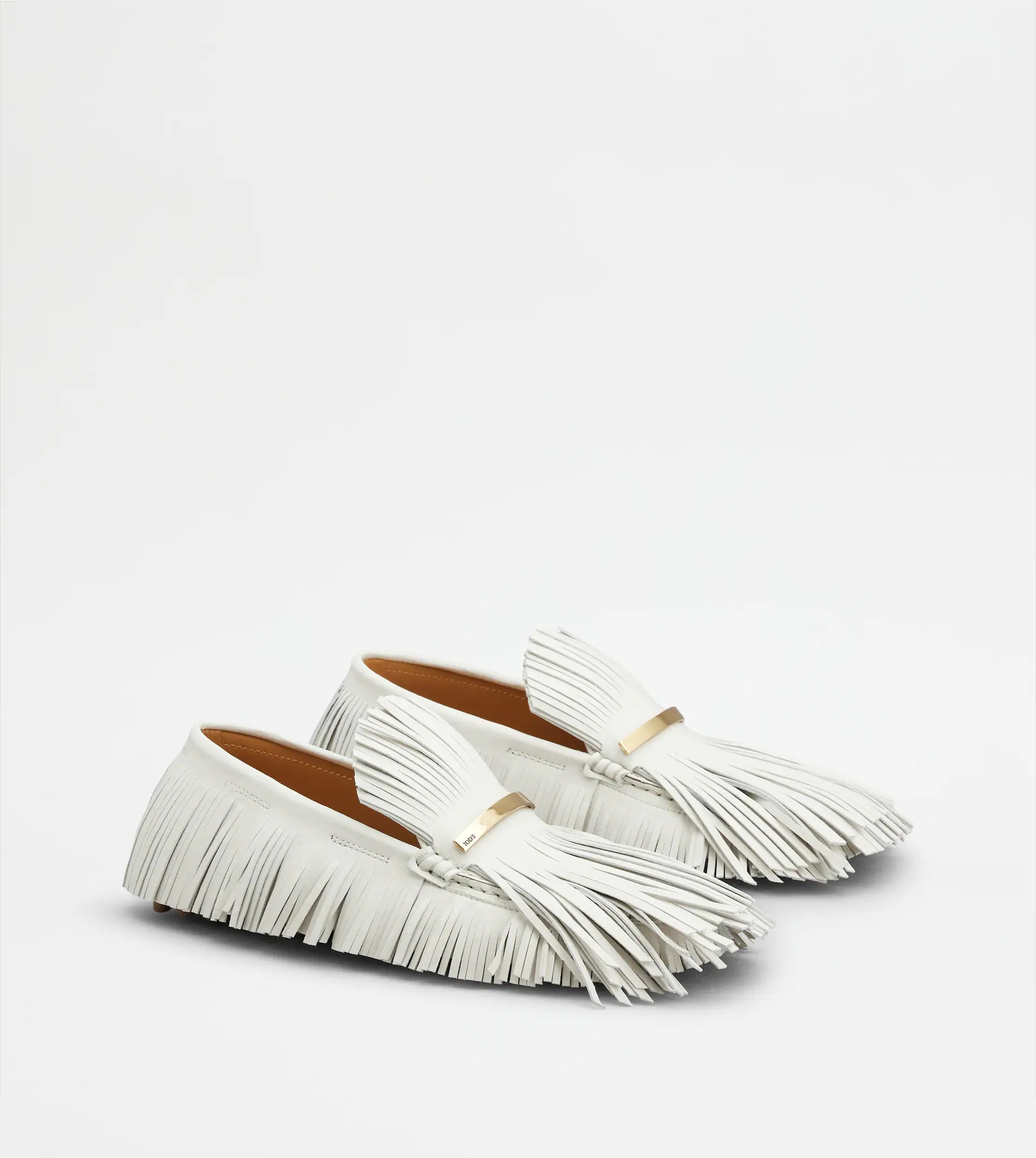 TOD'S YORKY IN LEATHER - WHITE - 3