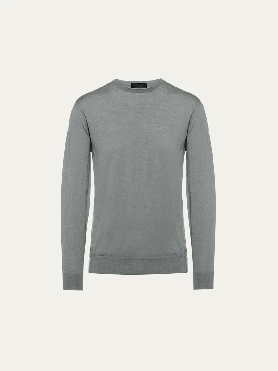 Men's Superfine Wool Sweater - 1