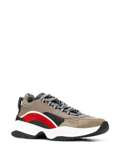 DSQUARED2 panelled low-top sneakers outlook