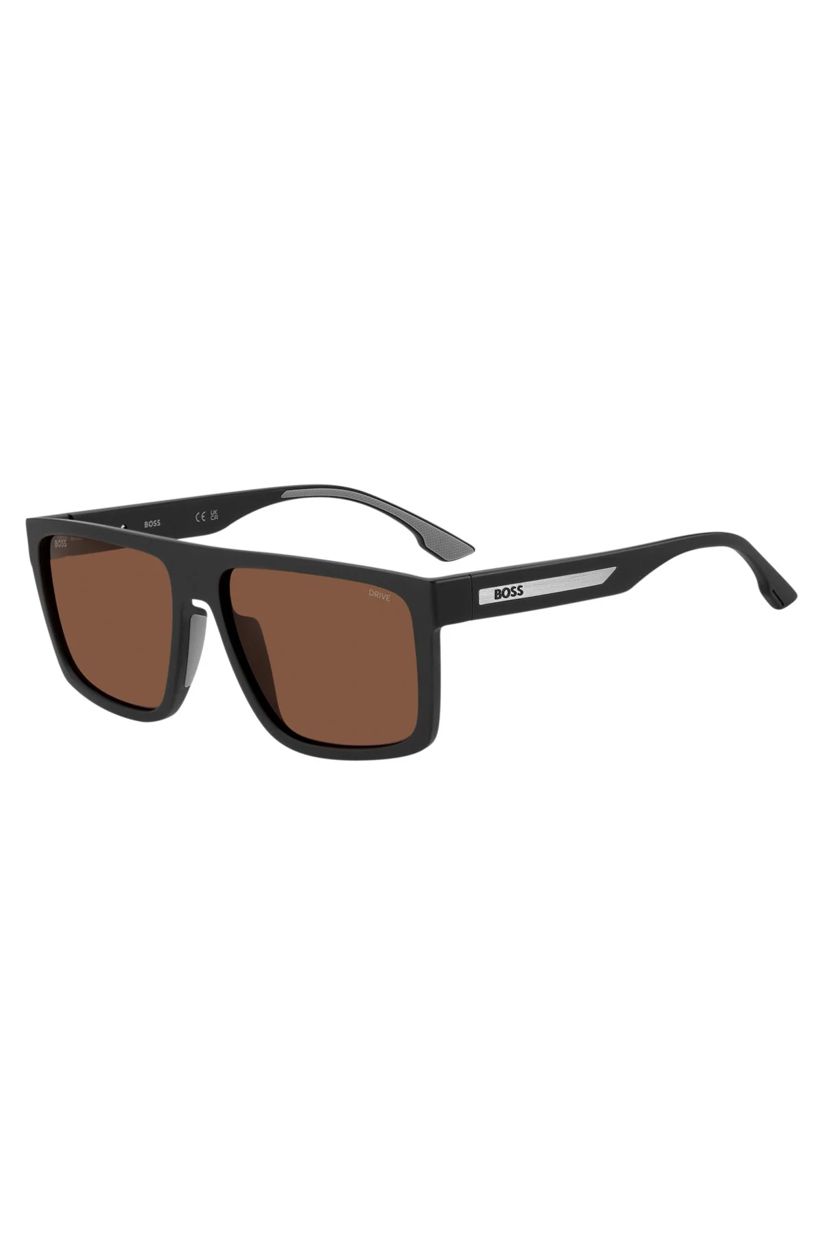 BLACK SUNGLASSES WITH HIGH-CONTRAST POLARIZED LENSES - 1
