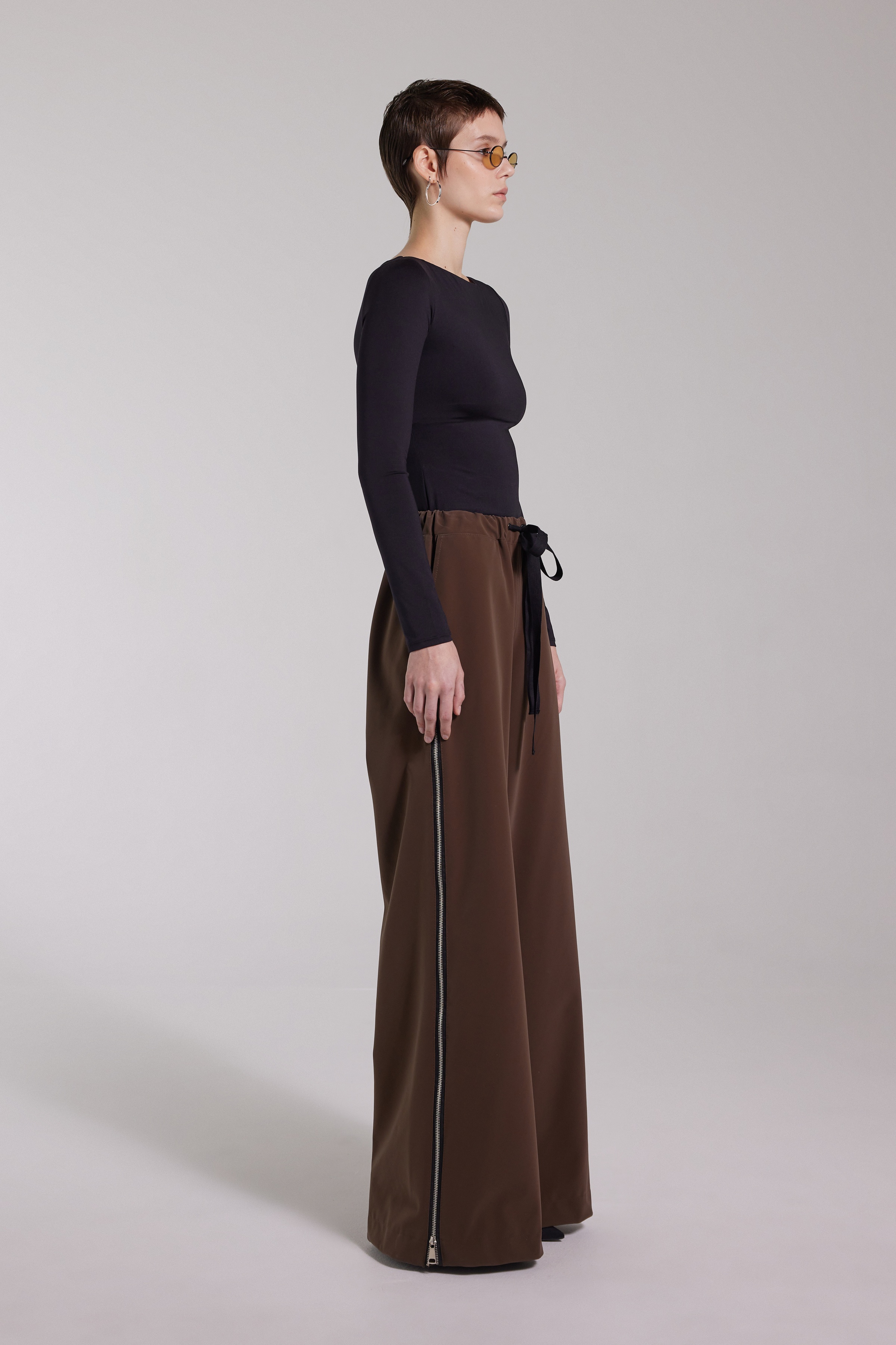 Karla Trousers Dark Brown - 5