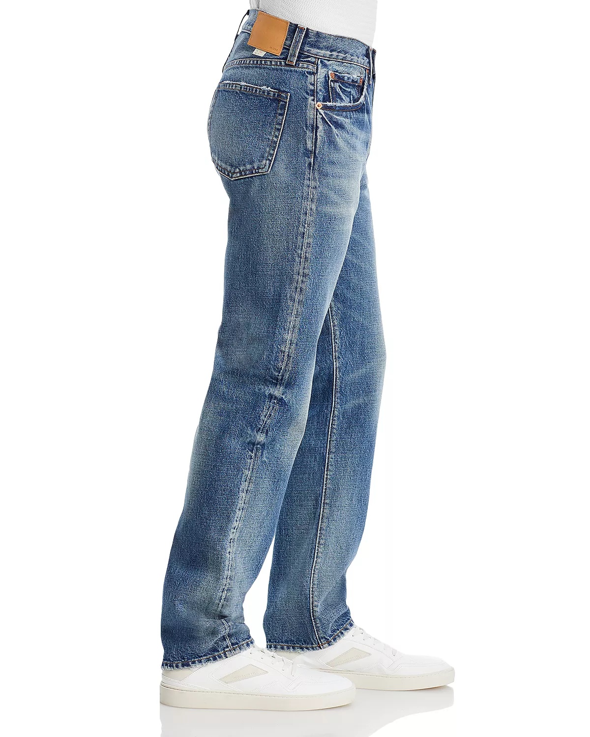 1401 Straight Fit Jeans in Worn In Blue - 5