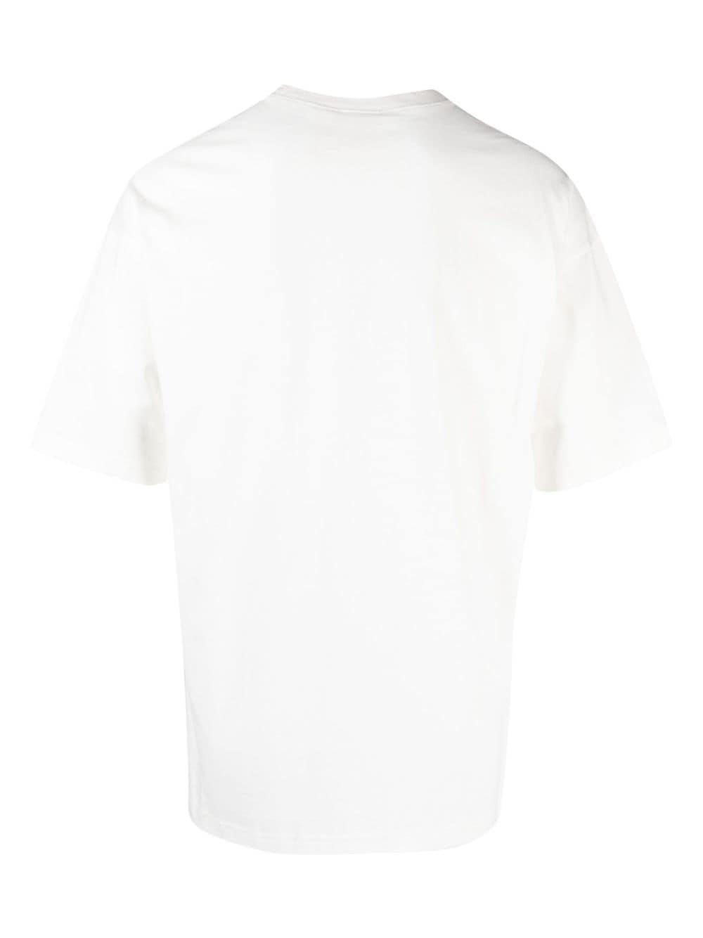Minimal C logo-patch cotton T-shirt - 4