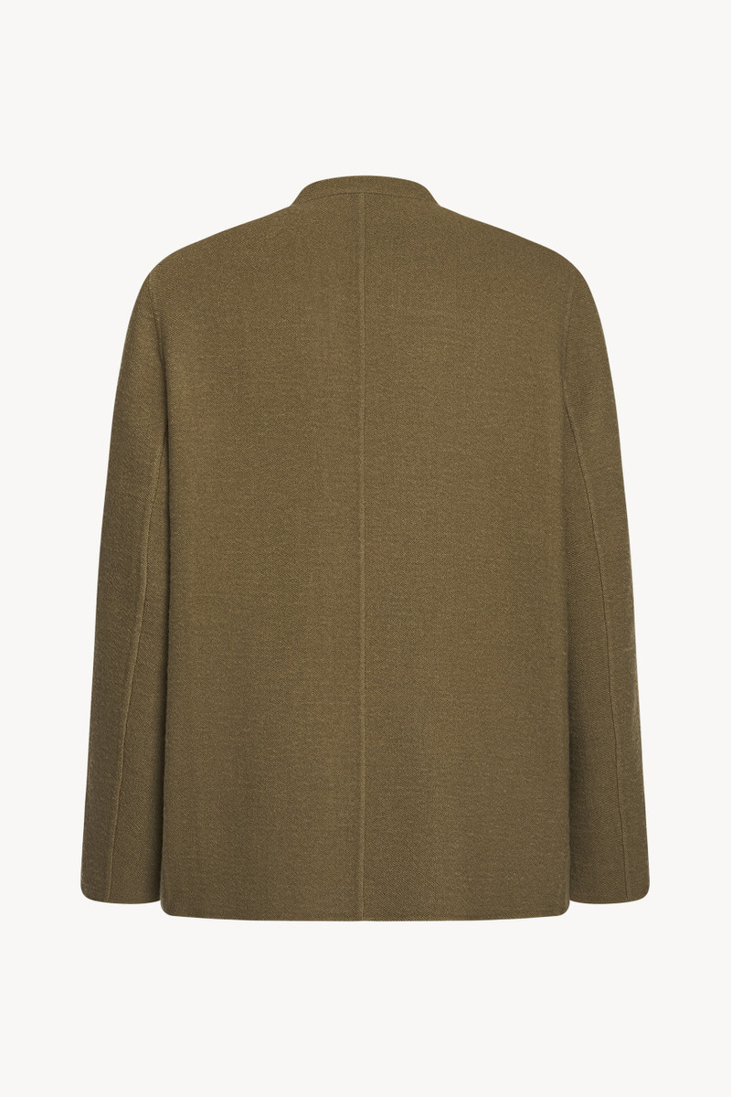 The Row Everett Jacket in Virgin Wool and Linen outlook