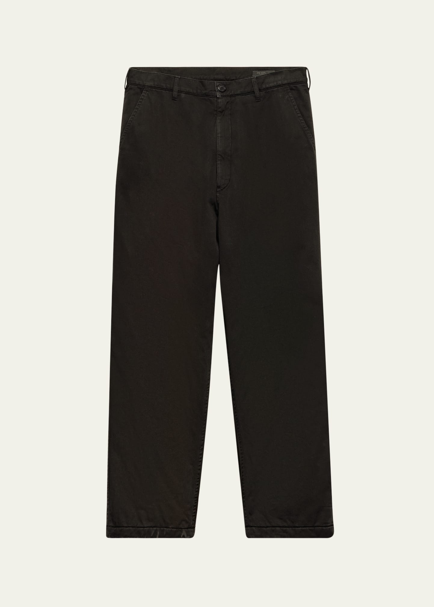 Men's Cotton Gabardine Flat-Front Pants - 1