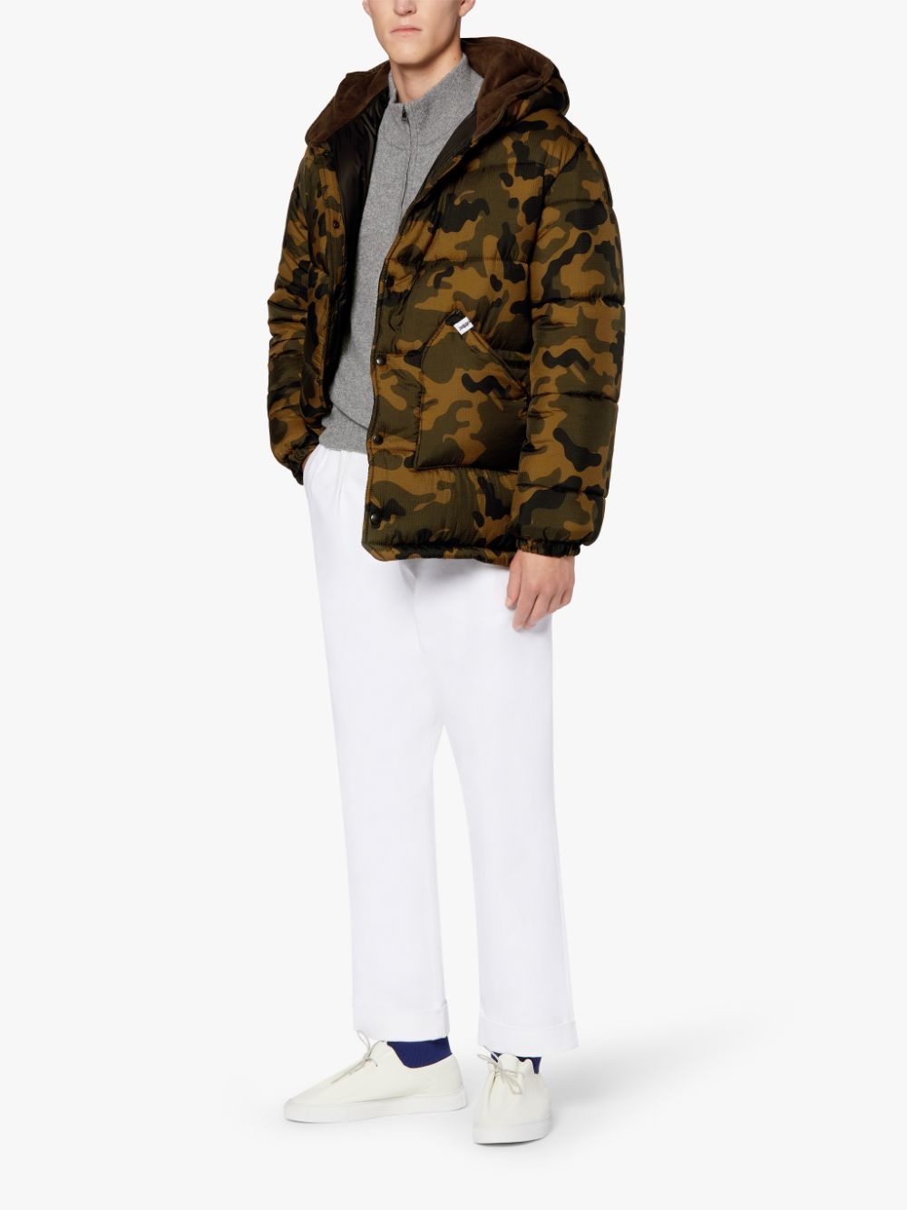 OSAKA CAMOUFLAGE NYLON PUFFER JACKET | GQF-306 - 4