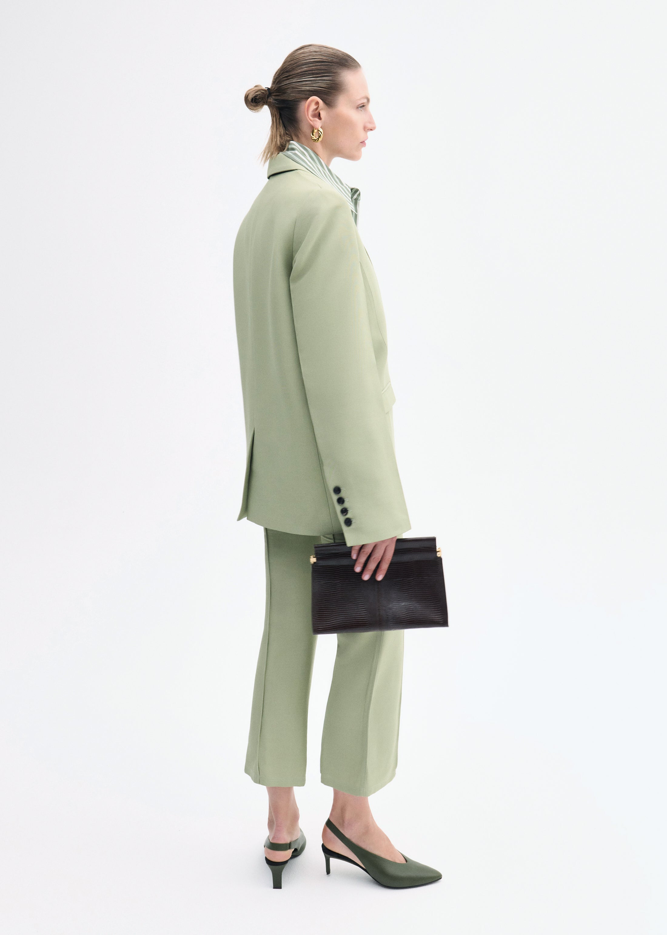 Structured Single-Breasted Blazer - 4