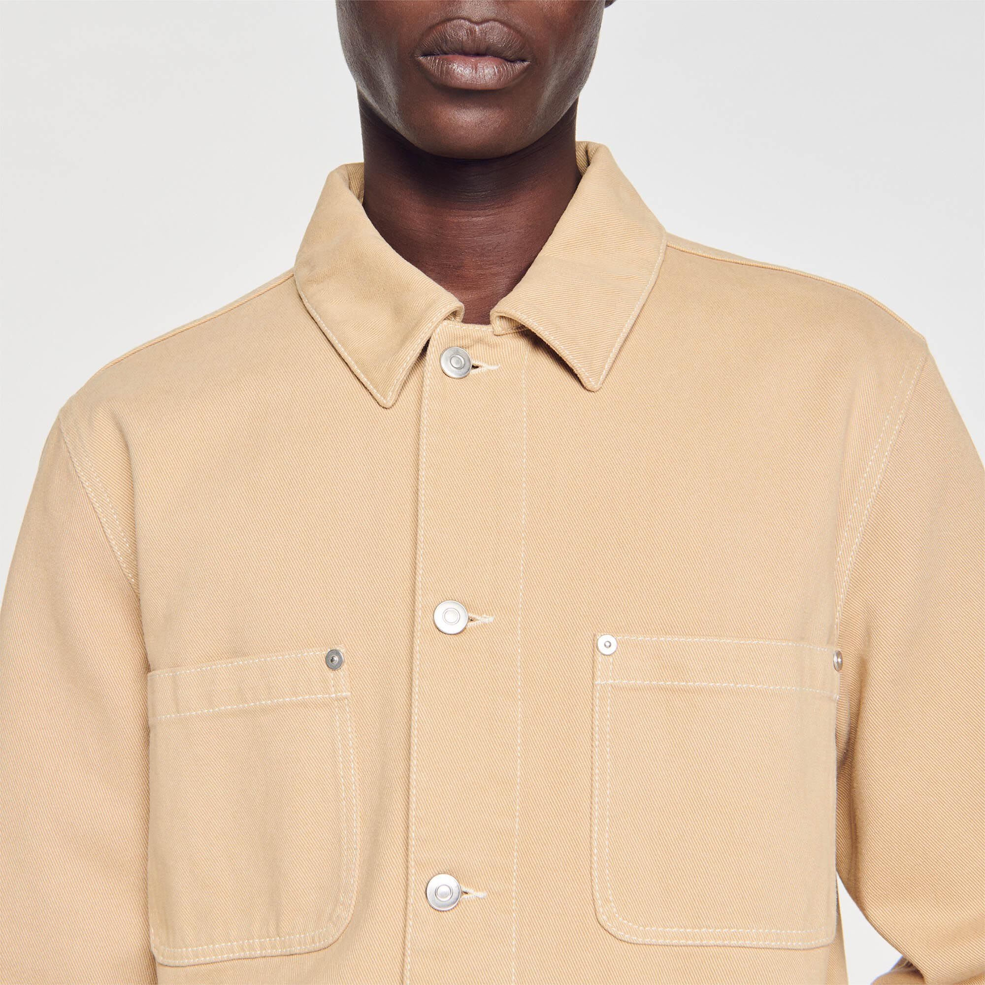 DENIM WORKER JACKET - 4
