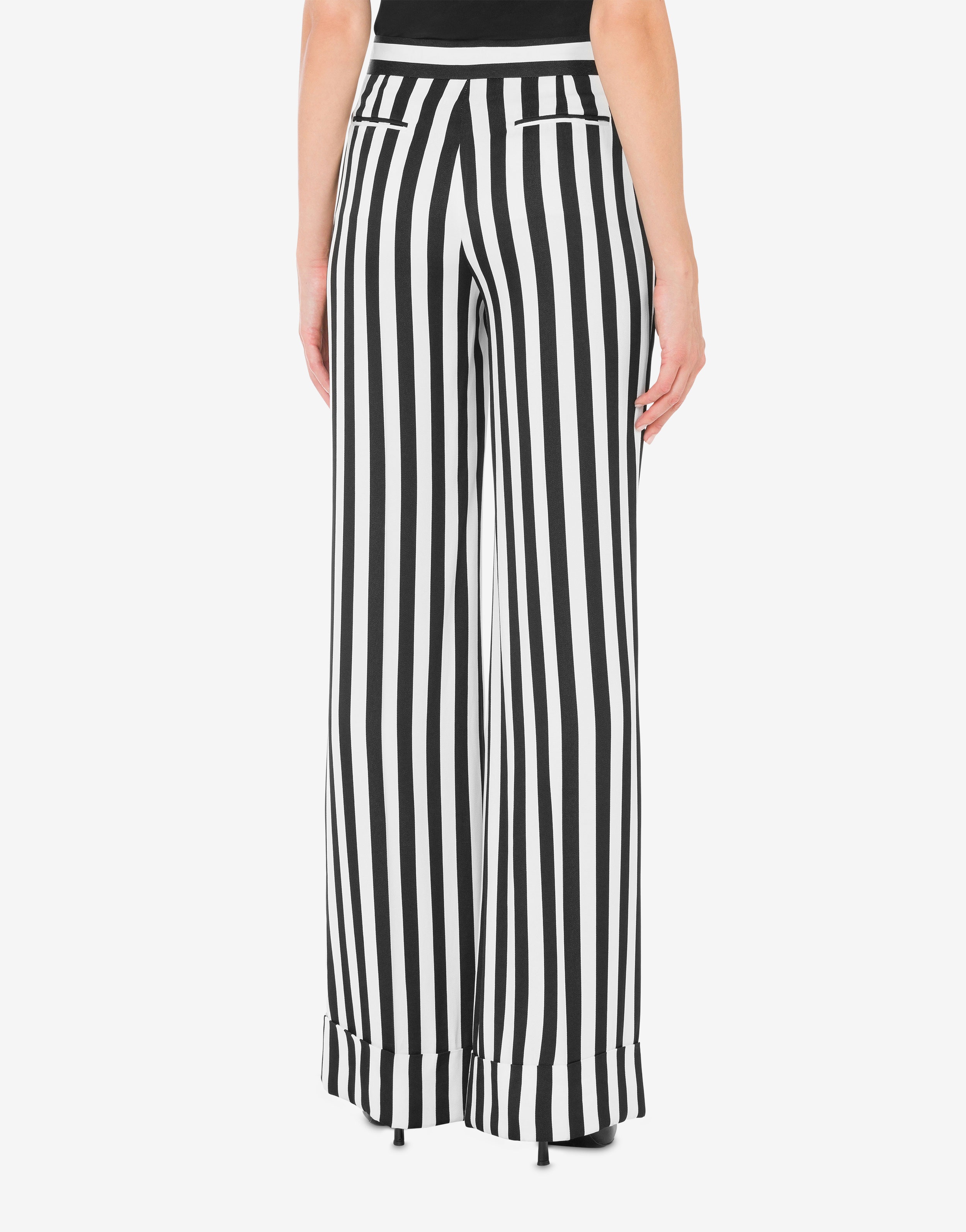 ARCHIVE STRIPES CADY TROUSERS - 3