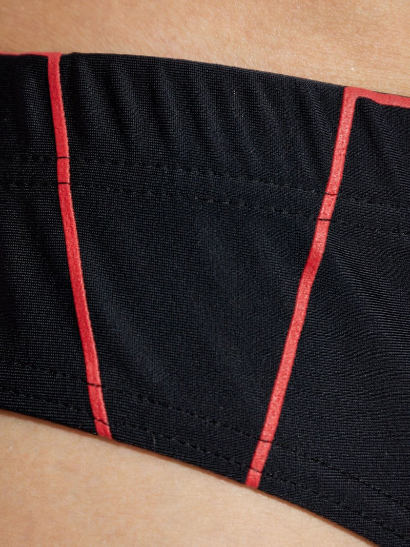 Moschino logo-print swim trunks outlook