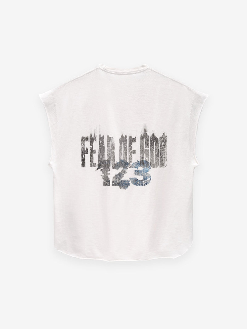 Fear of God INRI Cut Off Tee - FGIN-CT95-137 | REVERSIBLE