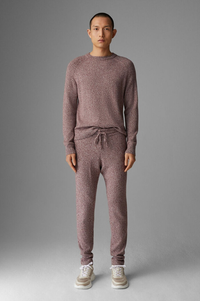 BOGNER Nevil Pure new wool pants in Wine red outlook