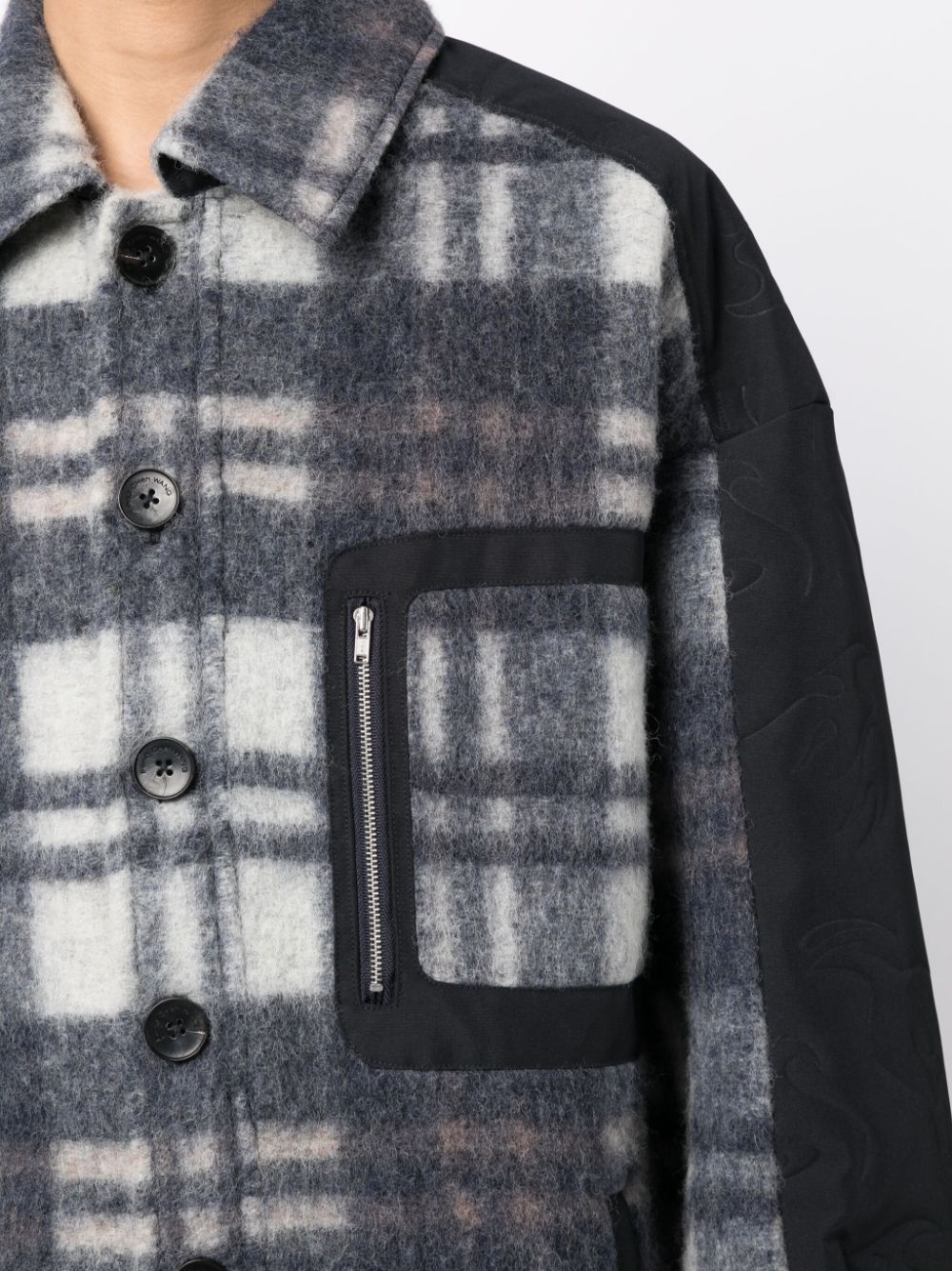 check-pattern shirt - 5