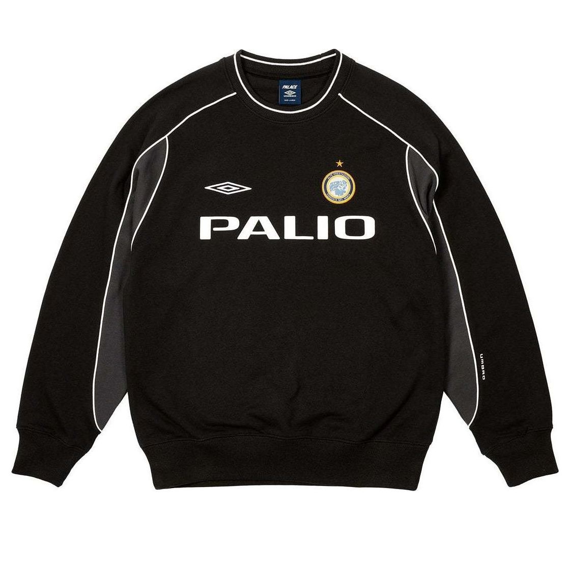 Palace x Umbro Warm Up Crewneck Sweatshirt 'Black' P26UMCS133 - 2