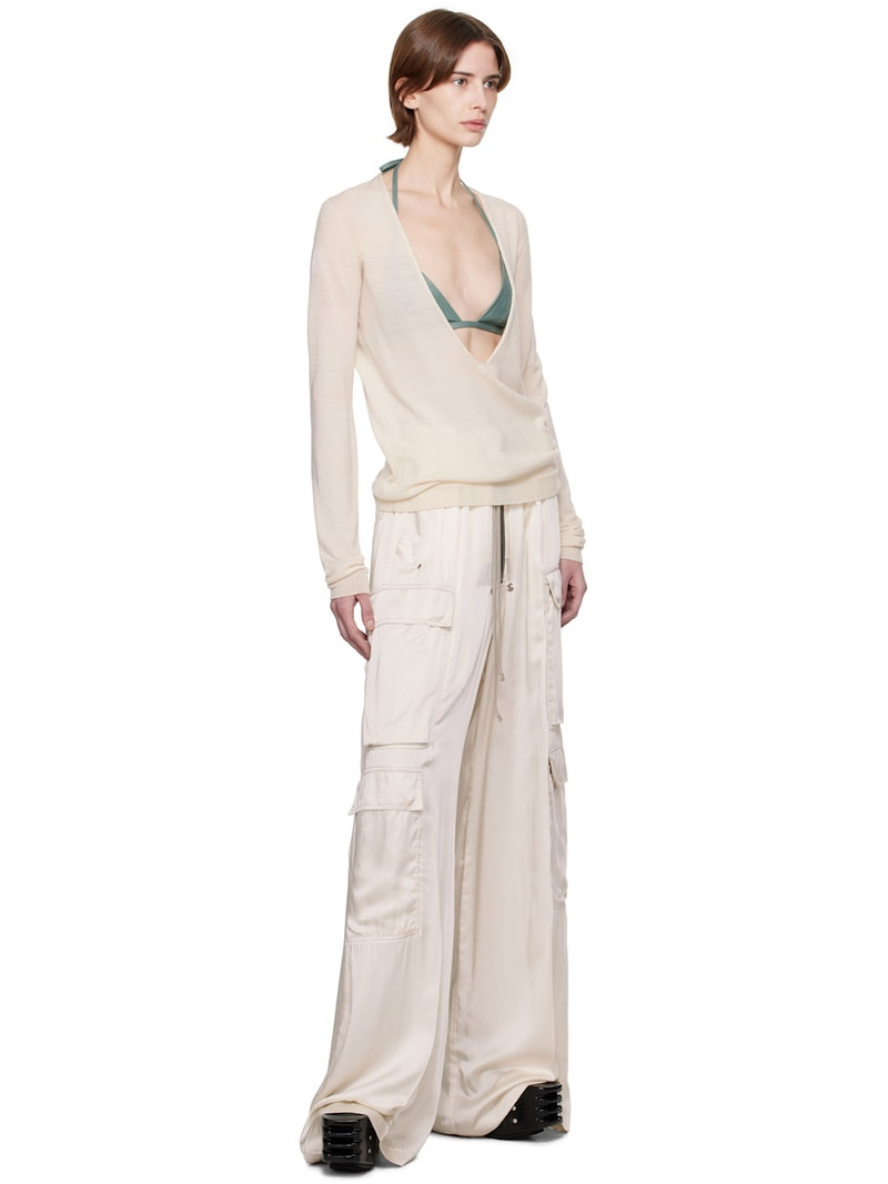 Rick Owens Off-White Hollywood Xtreme V Neck Pull Sweater outlook